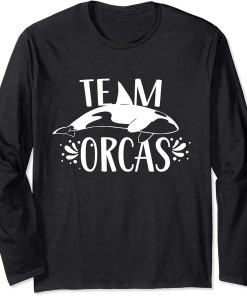 Team Orcas Sea Whale Orca Protect Long Sleeve T-Shirt