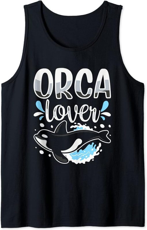 Orca Lover Protect Orcas Whale Sea Tank Top